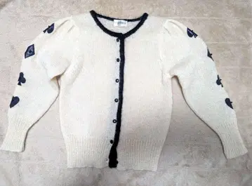 빈티지 니트 가디건 레트로 구제 의류