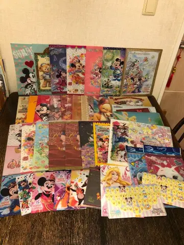 대부분 미사용! 디즈니 클리어 파일 책받침 외 38점 일괄