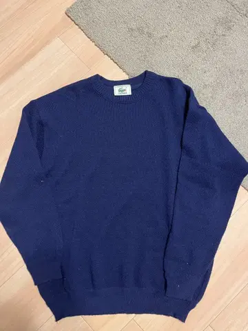 LACOSTE 네이비 니트 스웨터 사이즈 5