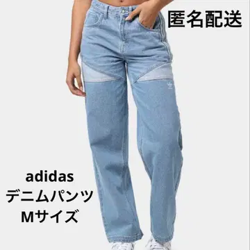 아디다스 데님 팬츠 M 사이즈 여성용 아디다스