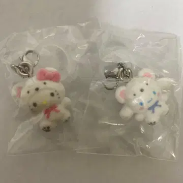 산리오 메지루시 액세서리 포근포근 스노우 키티 시나몬