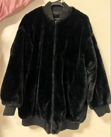 리버서블 블랙 점퍼