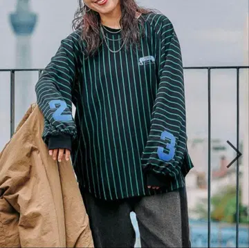 새상품 [be with M] Misayo 스트롱 로고T 블랙 L 사이즈