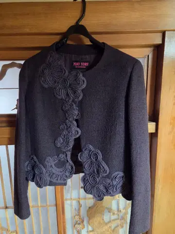 YUKI TORII 플라워 자수 가디건 42