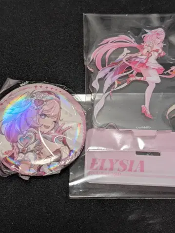 붕괴 3rd 아키하바라 아크릴 스탠드 캔뱃지 엘리시아