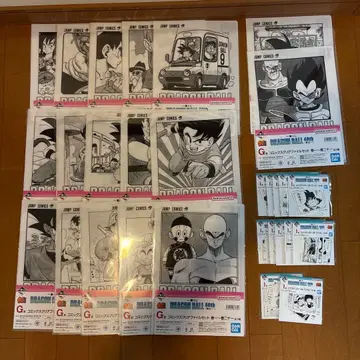 제일복권 드래곤볼 G상 클리어 파일 I상 스티커 세트