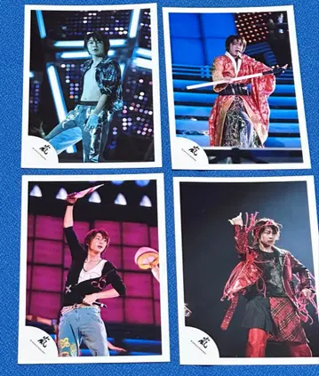 아라시 공식 브로마이드 라이브 사진 구 로고 4장 세트 아이바 마사키