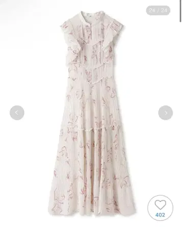 snidel Sustainable 프린트 플리츠 원피스