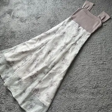 머큐리 듀오 베어 니트 도킹 코르셋 원피스 BGEM 새상품급