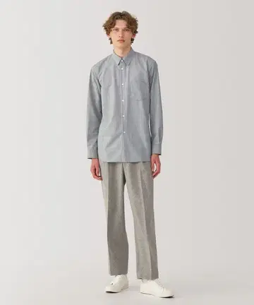 무지 라보 울 혼방 셔츠