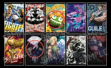 스트리트 파이터 6 아트 카드 블랑카 아키 2종 세트