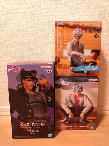 점프 프라이스 피규어 3종 세트 죠죠 은혼 주술회전