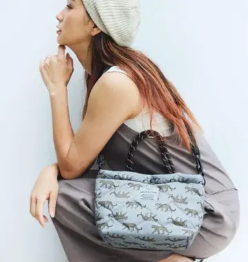 FREAK'S STORE 레오파드 무늬 숄더백