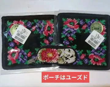 새상품 페이저 미니 손수건 쁘띠 꽃무늬 아른조 미니 파우치