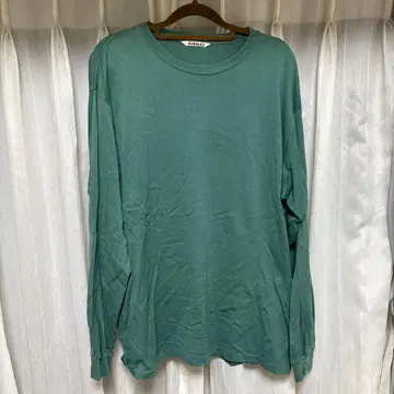 LUSTER PLAITING L/S TEE 그린 사이즈 4