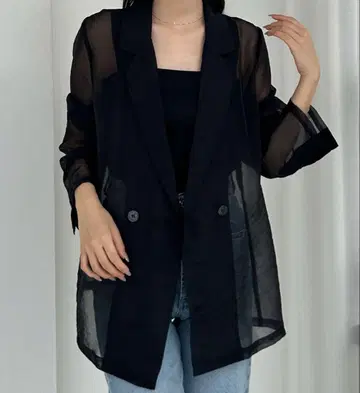 Louere 시어 테일러드 자켓