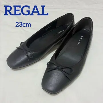 REGAL 블랙 플랫슈즈 발레슈즈 블랙 블랙 23
