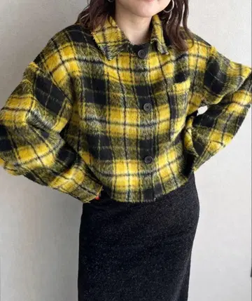 LOWRYS FARM 체크 무지 셔츠