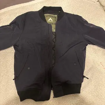 SUPERDRY MA-1 자켓 MACHINED 네이비