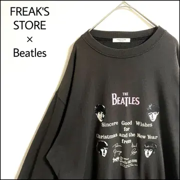 FREAK'S STORE 맨투맨 Beatles 브라운 오버 사이즈