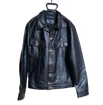 [ curphey ] 가죽 레더 재킷 4XL 남성용