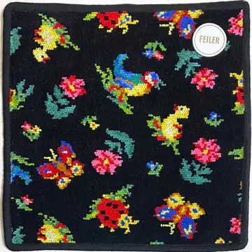 페이 타월 손수건 하이디 블랙