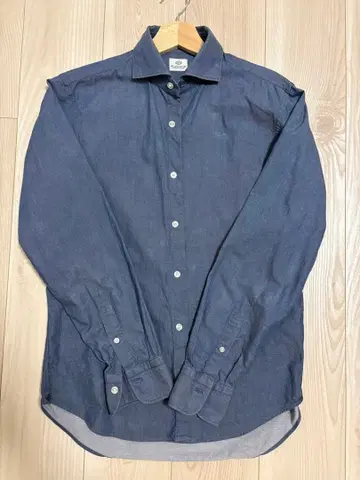 BEAMS HEART 다크 블루 M 긴팔 셔츠