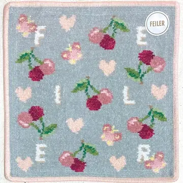 페이러 타월 손수건 킵 스마일링 체리