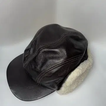 [ 새상품급 ] USA Broner 램스킨 가죽 캡 빅 사이즈 L