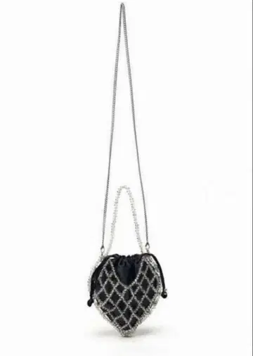 ZARA 자라 하트 비즈 숄더백