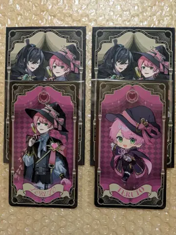 테루토 군 타로풍 카드 등신 데포 세트 기사 X