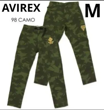 AVIREX 카모 패턴 카모플라주 M 방풍 팬츠
