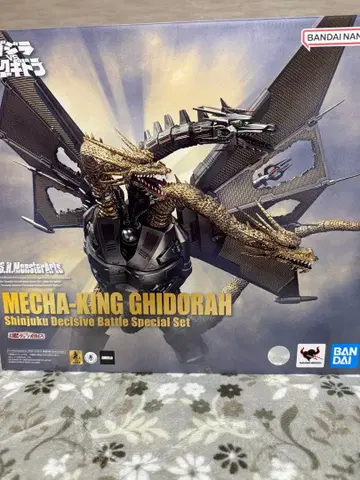 파손 있음 S.H.MonsterArts 메카 킹 기도라 몬스터아츠