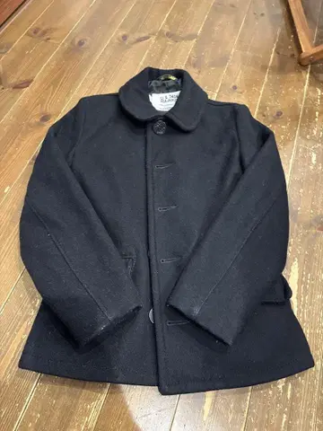 schott 쇼트 피코트 PEAJACKET 블랙 34 사이즈