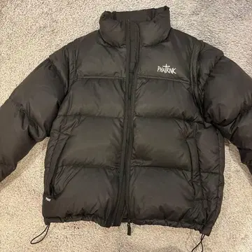 PHATRNK 블랙 다운 자켓 M 사이즈