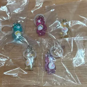 케어베어 클리어 마스코트 참 메지루시 액세서리 컴플리트 낱개 판매