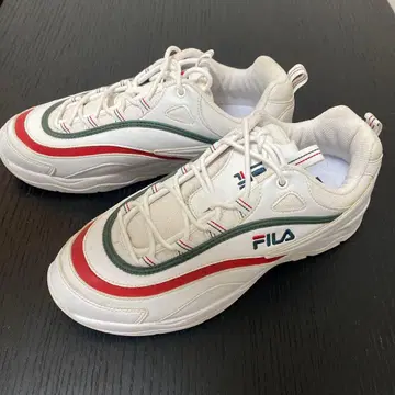 FILA 스니커즈 화이트/레드/그린