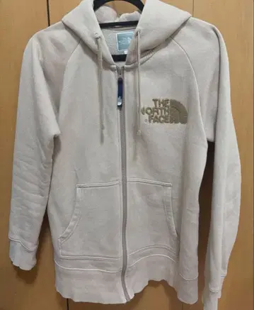 더 노스페이스 풀 집업 후드티 XL 베이지