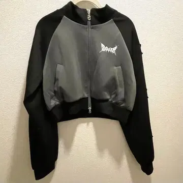 gibous QOOZA 라인 와펜 트랙 자켓 숏