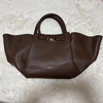 브라운 토트백 수납 가방 포함