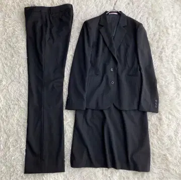 [컨디션 최상] LES MUES 셋업 팬츠 스커트 블랙 L 3점