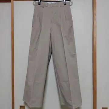 MICA&DEAL 팬츠 치노 슬랙스 와이드 투 턱 코튼