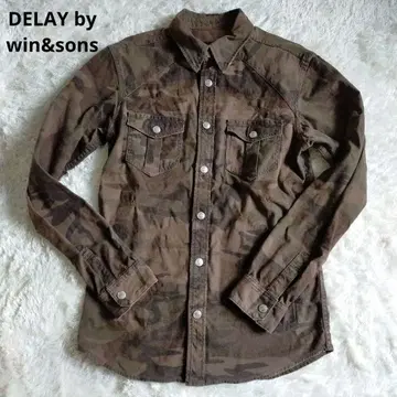 DELAYbywin&sons 밀리터리 카모플라쥬 카모플라주 데미지 자켓