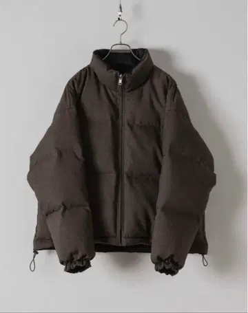 casper john 리버서블 다운 자켓 브라운 M