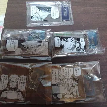 명탐정 코난 공식 앱 아크릴 키링 마츠다 키드 외 세트