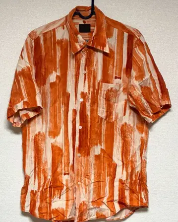 다케오 키쿠치 레이온 셔츠 패턴 셔츠