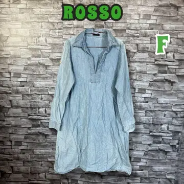 URBAN RESEARCH ROSSO 데님 셔츠 원피스 Free