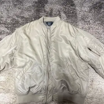 AZUL by MOUSSY 베이지 MA-1 자켓