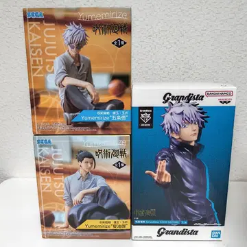 [미개봉 새상품] 고죠 사토루 2종 & 게토 스구루 피규어 세트