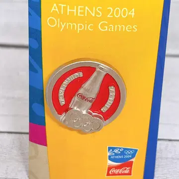빈티지 코카콜라 2004년 아테네 올림픽 기념 핀즈 5